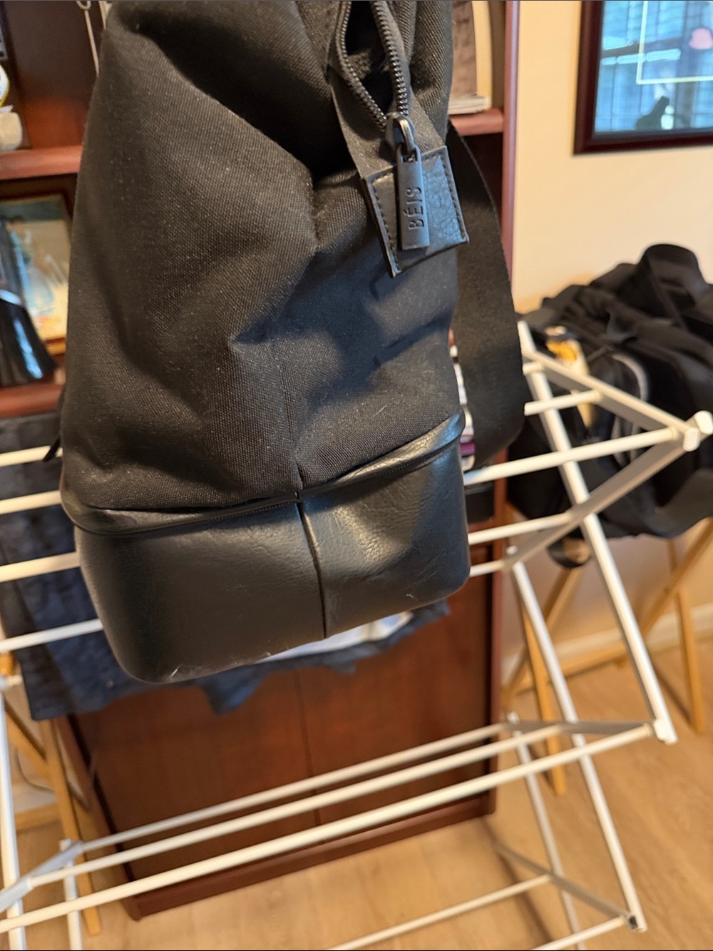 Beis Weekender Bag in Black - Picture 3 of 4